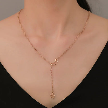 Moon Star Choker Necklace